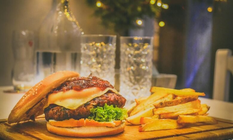 colorful twist on burger